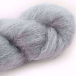 COWGIRLBLUES FLUFFY MOHAIR SOLIDS silver fox