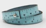 WRIST RULER 14 INCHES 36 CM baby blue 