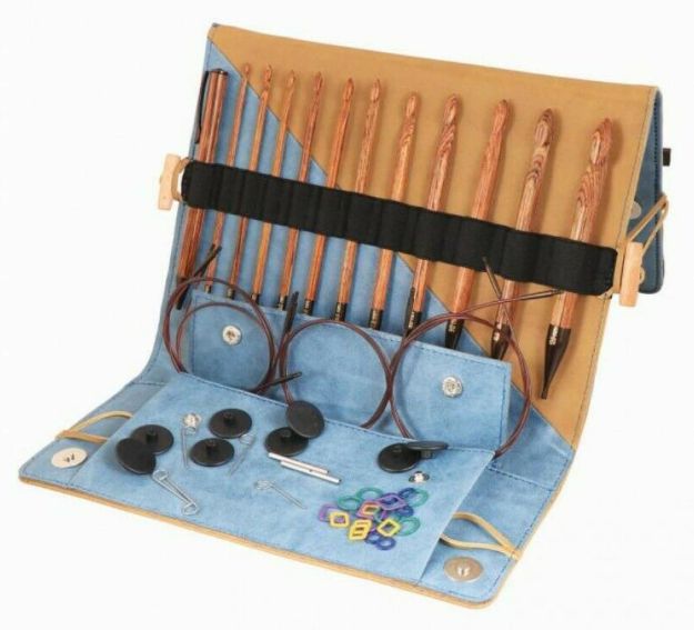 Bild von KNIT PRO GINGER INTERCHANGEABLE TUNISIAN AFGHAN CROCHET HOOK SET