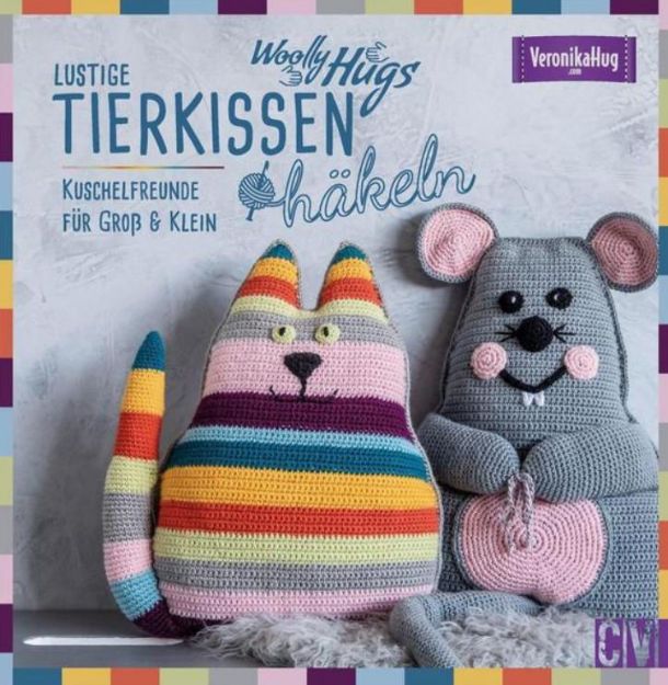 Bild von HUG Woolly Hugs Lustige Tierkissen häkeln