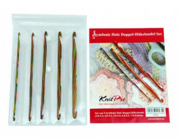 Bild von KNIT PRO SYMFONIE HOLZ DOPPELHÄKEL SET