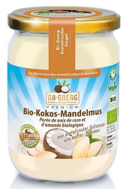Bild von Dr. Goerg Premium Bio-Mandelmus | echte Rohkost | bio&fair | 500 ml - copy