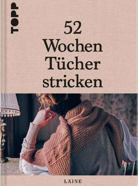 Bild von LAINE 52 Wochen Tücher stricken