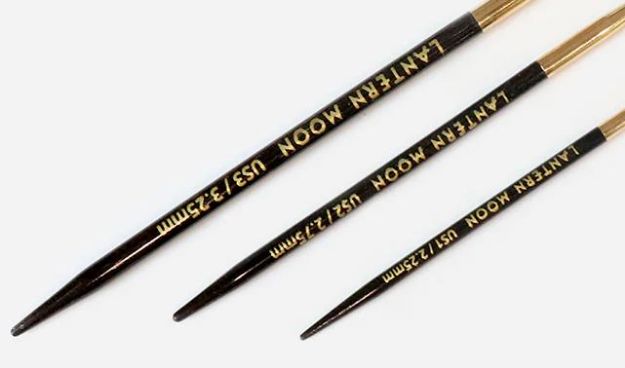 Bild von LANTERN MOON EBONY FINISHING NEEDLES WOLLNADELN