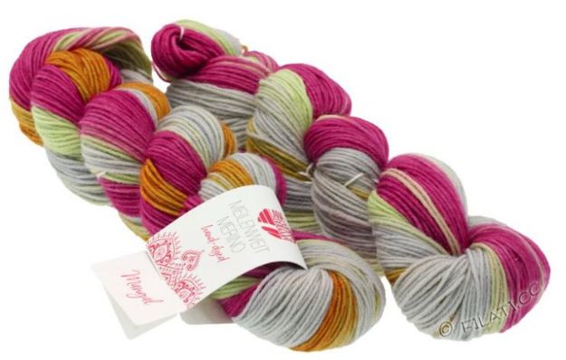 LANA GROSSA MEILENWEIT 50 MERINO HAND-DYED mangal 212