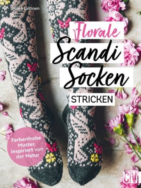 Bild von LAITINEN Florale Scandi Socken stricken