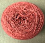 COWGIRLBLUES MERINO SINGLE LACE SOLIDS ruby grapefruit 200