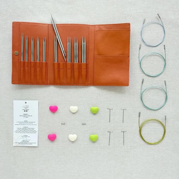 Bild von LOTUS YARNS PAMIR 5 INTERCHANGEABLE NEEDLE SET 13 CM