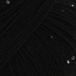 LANA GROSSA MEILENWEIT MERINO PAILLETTES – Schwarz · 2310